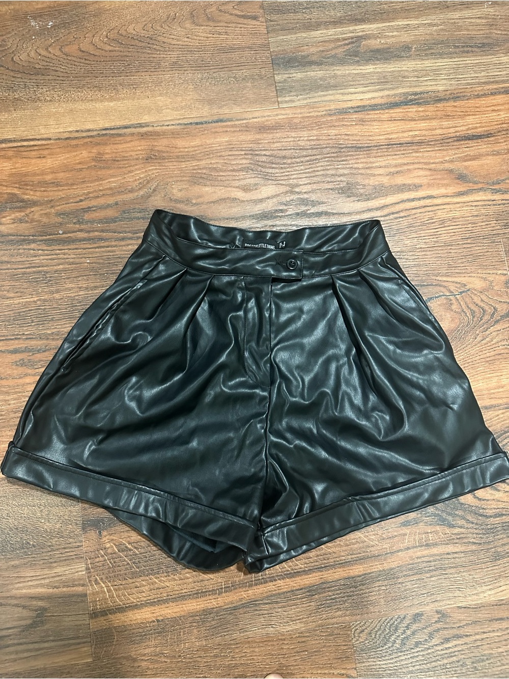 Faux Leather Shorts